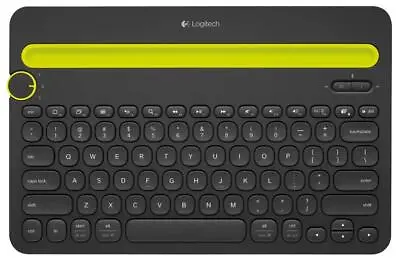 Logitech K480 Black Bluetooth Multi-Device Keyboard For PC Mac Tablet Smartphone • $18.95