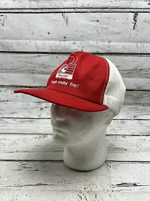 VTG Master Lock  Tough Under Fire!  Cap America Mesh Snapback Trucker Hat Cap • $34.26