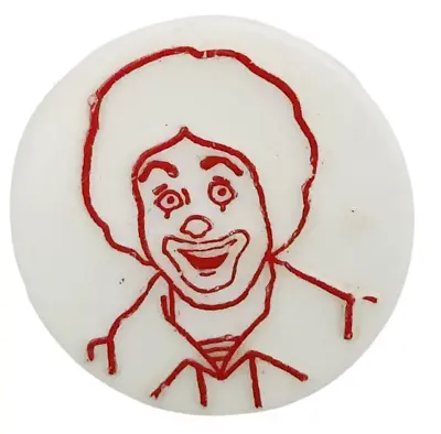 $9.99 • Buy Ronald McDonald Vintage 80s Promotional Ring McDonalds Plastic Red White Round