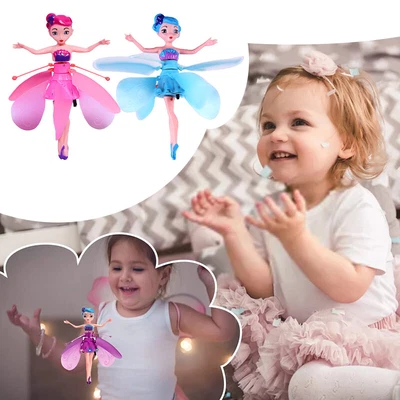 Flying Fairy Princess Dolls Infrared Induction Control Toy Kids Magic Xmas Gift • £5.99