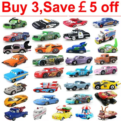 £2.40 • Buy Disney Toy Cars King,Chick Hicks, Helicopter,Lightning McQueen,Mater Model Car
