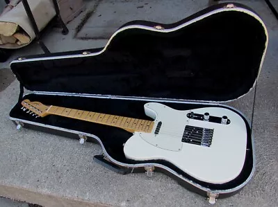 2008 Olympic White MIM Fender Telecaster W. Hardshell Case MINT • $695