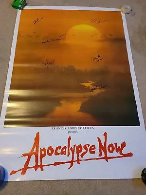 APOCALYPSE NOW Marlon Brando Harrison Ford +5 Signed Autograph 40x27 ORIG Poster • $9999.99