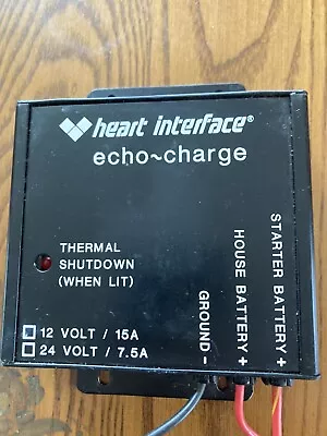 Xantrex 82-0123-01 12V/24V 15A Heart Echo Charge Charging Panel • $25