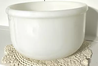 Vintage Mixing Bowl 4 Qt. No 6 Milk Glass 8.5” • $13.99