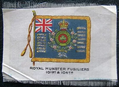 £2.95 • Buy BDV Cigarette Silks Card Ww1 Military Royal Munster Fusiliers