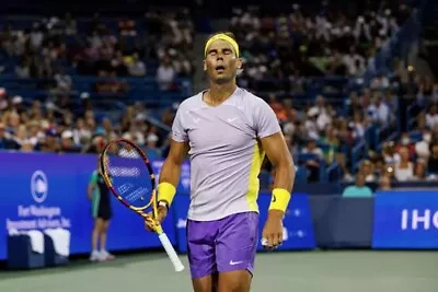 Nike Court Tennis Rafa Nadal Dri-Fit ADV Grand Slam Top DD8540 546 Violet Sz S • $79.99