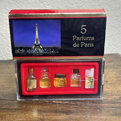 Parfum De Paris 5 Vintage French Sample Miniature Set NEW • $39.97