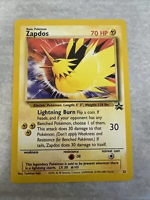 Pokémon TCG Zapdos Wizards Black Star Promos 23 Regular Promo Promo • $5