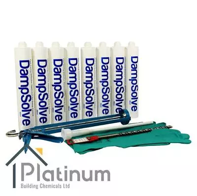 DAMPSOLVE Damp Proof Cream Kit (8 X 380ml Kit) | DPC Course Injection Treatment • £69.40