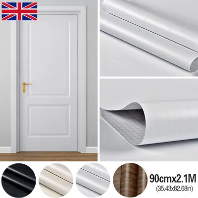 3D Realistic Wooden Pattern Door Sticker Peel And Stick Self-Adhesive Wallpape T • £2.99