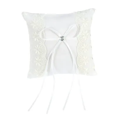£8.75 • Buy Ring Bearer Pillow Wedding Ring Bearer Pillow Cuddling Pillow Flowers