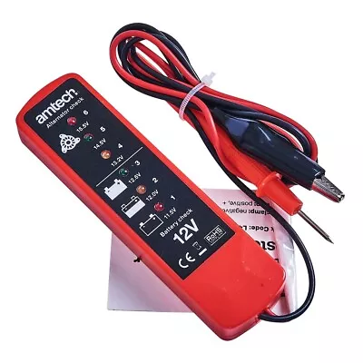 £5.89 • Buy Battery & Alternator Tester All Car Vehicle 12V System Charge Level Indicator