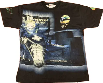 Ayrton Senna Formula 1 Lotus Renault Tee T Shirt One Size Made In Japan Vintage • $99