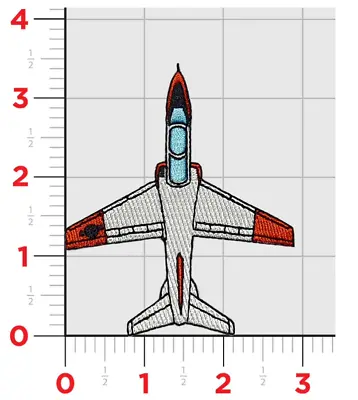 Navy Vt-7 T-45 Goshawk Embroidered Hook & Loop Patch • $39.99