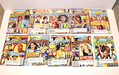 $29.99 • Buy Disney Adventures Magazine Lot Of 10 Issues Year 2004