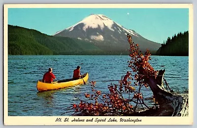 Washington WA - Mount St. Helens And Spirit Lakes - Vintage Postcard - Posted • $5.94