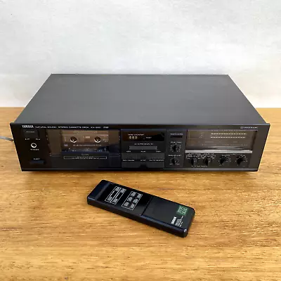 🔹🔹🔹 Yamaha KX-300 Natural Sound Stereo Cassette Deck Tape Player With Remote • $379