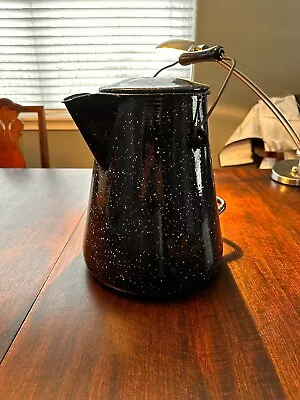 Vollrath 8 Cast Iron Coffee Camper Pot Vintage In Good Condition • $90