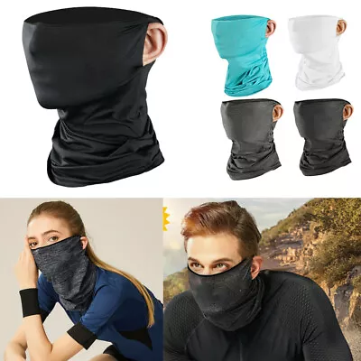 Neck Gaiter Windproof Bandana Balaclava Motorcycle Face Mask Cover Scarf Snood • £4.89