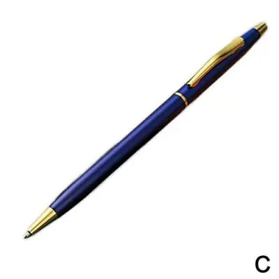 Luxury Full Metal Ballpoint Pen 1mm Black Ink Gel Pen Stationery Office • $1.25