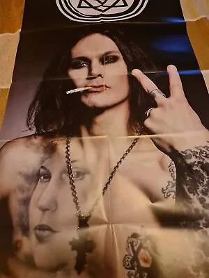 MASSIVE  160x53cm 63  VILLE VALO HIM POSTER New Mint Folded UK Magazine • £54.99