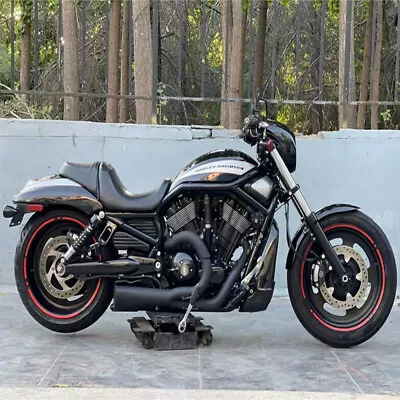 $689.89 • Buy Exhaust System Black FOR Harley Night Rod V-Rod Muscle 03-21