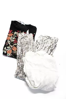 Zara Womens Dresses Sequined Pants Size Large Small Extra Small Lot 3 • $41.49