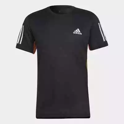 ADIDAS Mens OWN THE RUN COLORBLOCK Performance Tee/Top • £21.99