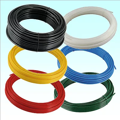 METRIC Flexible Nylon Pneumatic Air Line Tubing Compressed Airline Plastic Pipe  • £3.03