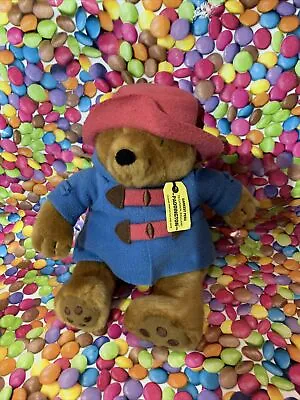 M&S Marks&spencer 8” Seated Brown Paddington Bear Plush Teddy Bear • £7.49
