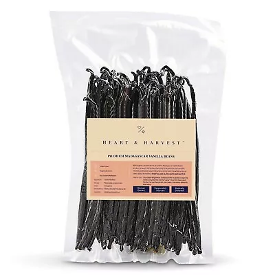 5 Gourmet - Bourbon - Grade A - Prime Vanilla Beans From Madagascar 4  To 5 	 • $10.95