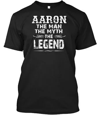 Aaron Man Myth Legend T-Shirt Made In The USA Size S To 5XL • $22.57