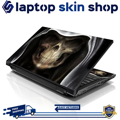 Laptop Skin Sticker Notebook Decal Cover Hooded Skull For HP Dell Apple 17 -19  • $12.95