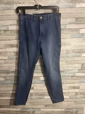 Women’s H&M Denim Jeans Skinny Ankle Dark Wash Size 28￼ • $9