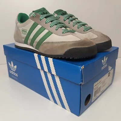 Adidas Dragon Green Bicycle Toe Sneaker Shoes Suede Youth Size 3  Med G49557 • $39.99