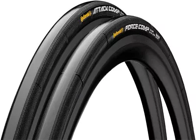 Continental Attack/Force Comp Tire Combo - 700 X 24/22 Tubular Folding • $197.42