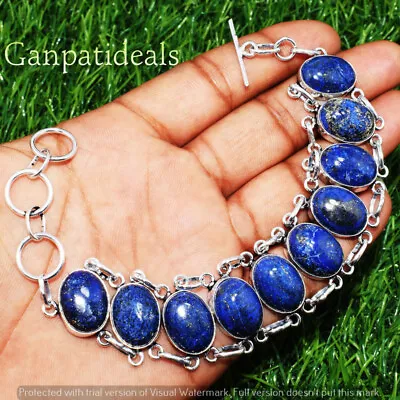 Lapis Lazuli Gemstone Ethnic Handmade Fashion Bracelet Jewelry 9  BR-3723 • $8.09