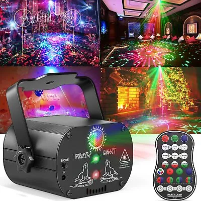 1024Pattern DJ Disco Party Stage Light Laser Projector LED RGB KTV Show Lighting • $16.99