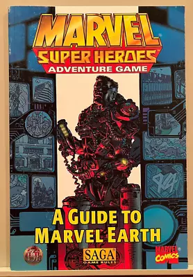 RPG GUIDE TO MARVEL EARTH Marvel Super Heroes Game TSR 1998 SAGA 06929 Excellent • $19.99