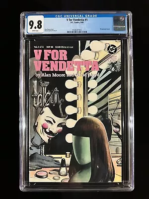 $229.99 • Buy V For Vendetta #1 CGC 9.8 (1988) - Wraparound Cover