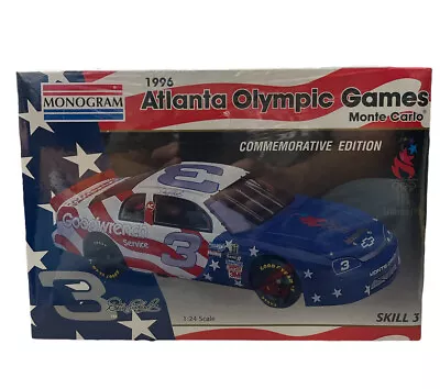 Dale Earnhardt 1996 Atlanta Olympic Games Monte Carlo Model Kit Monogram • $14.99