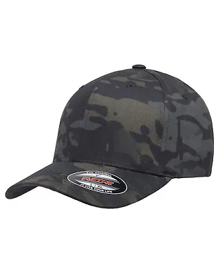 Flexfit MultiCam Military Army Camo 6 Panel Baseball Fitted Cap Hat • $14.99
