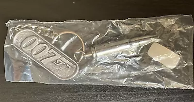 James Bond - Goldeneye - Rare 1996 007 Logo Keychain + Bullet Pall Point Pen • £19.99
