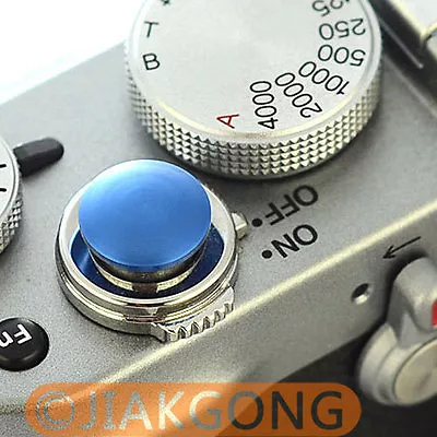 $3.61 • Buy Blue Metal Soft Release Button For Leica Contax Fujifilm X100 X-T20 Size:S