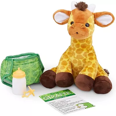 Melissa & Doug Baby Giraffe Feed Change And Comfort Stuffed Animal • $23.99