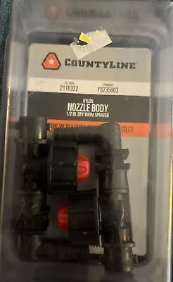 CountyLine 1/2  Dry Boom Sprayer Elbow With Diaphragm & Quick Outlet. #2110322 • $4.99