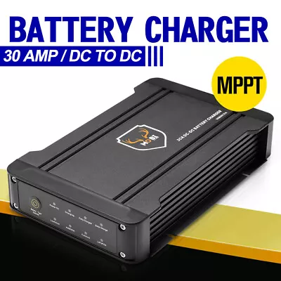 MOBI 30A DC To DC Battery Charger MPPT Dual Battery System Kit Solar Lithium 12V • $149.95
