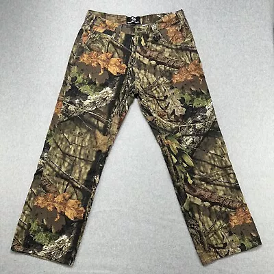 Mossey Oak Pants Mens 32x29 Camo Break-Up Country Hunting Woods Dad Activewear • $31.93