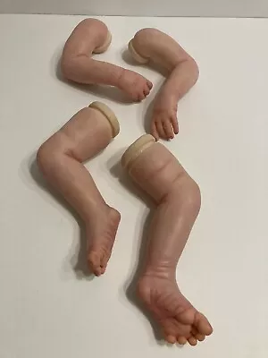 Reborn Doll Vinyl Limbs For Lane/Leah Painted Maybe Bountiful Baby As Is Read • $22